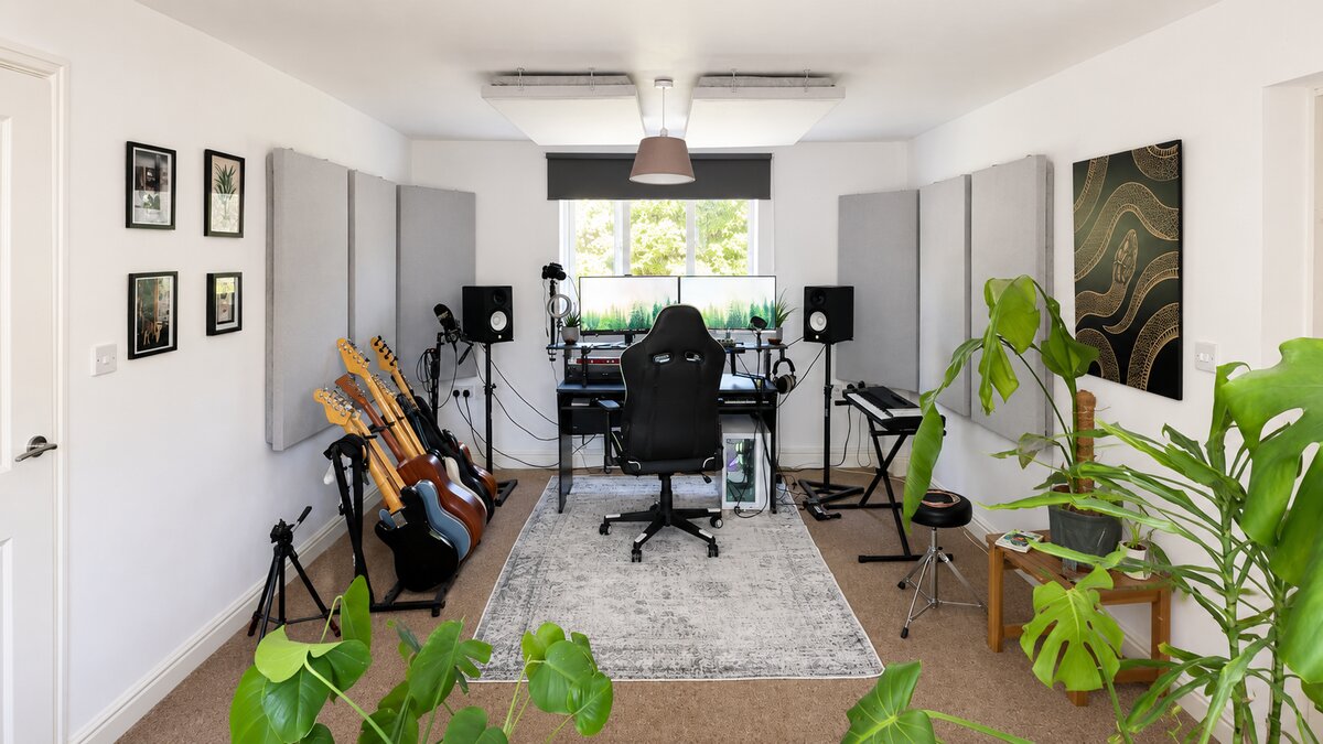 Beux Levi in a studio space