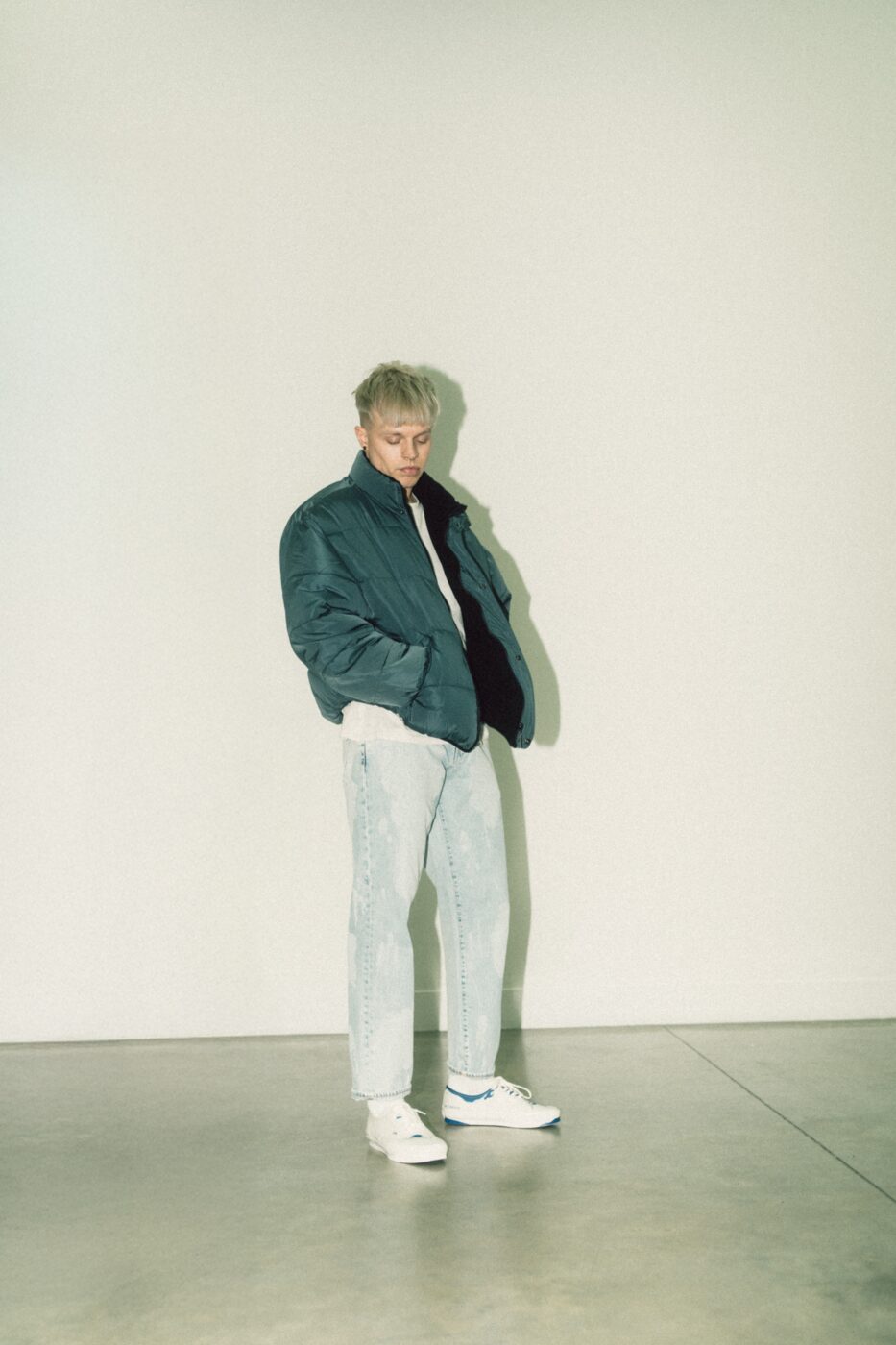 Beux Levi studio portrait, light background